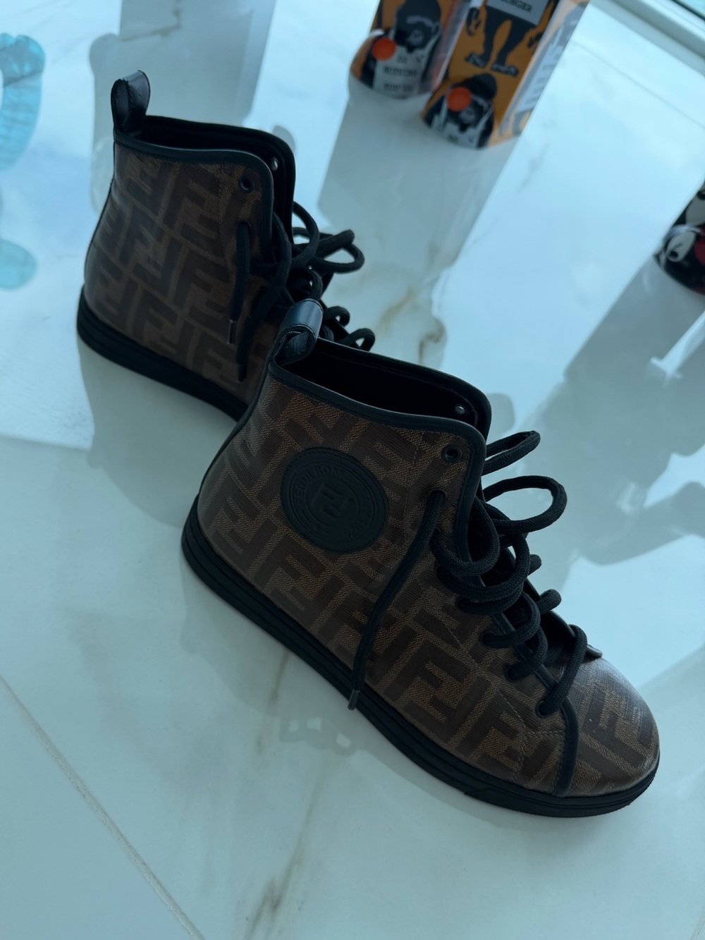 Fendi High-Top Sneakers